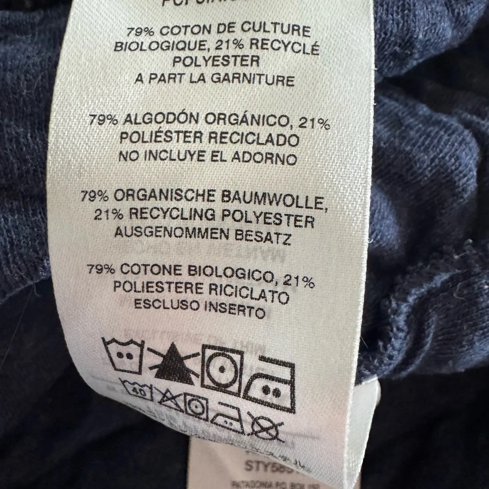 Patagonia Blue Quilted Long Sleeve Tunic Top, Size M - Picture 4 of 4